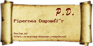 Pipernea Dagomér névjegykártya